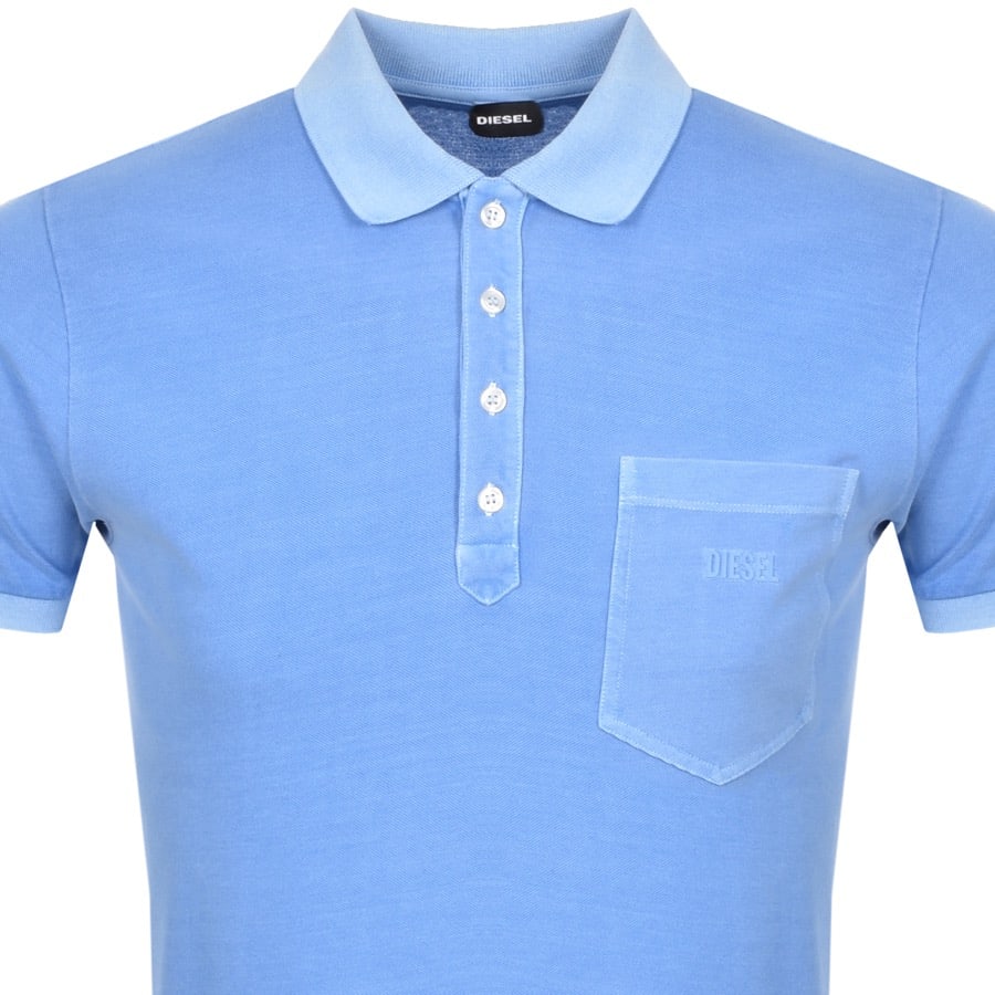 Alternative Image for ProductDiesel KAL Polo T Shirt Blue2